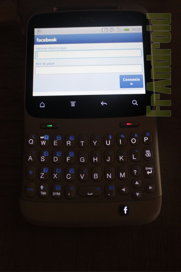 Test du HTC ChaCha sous Android