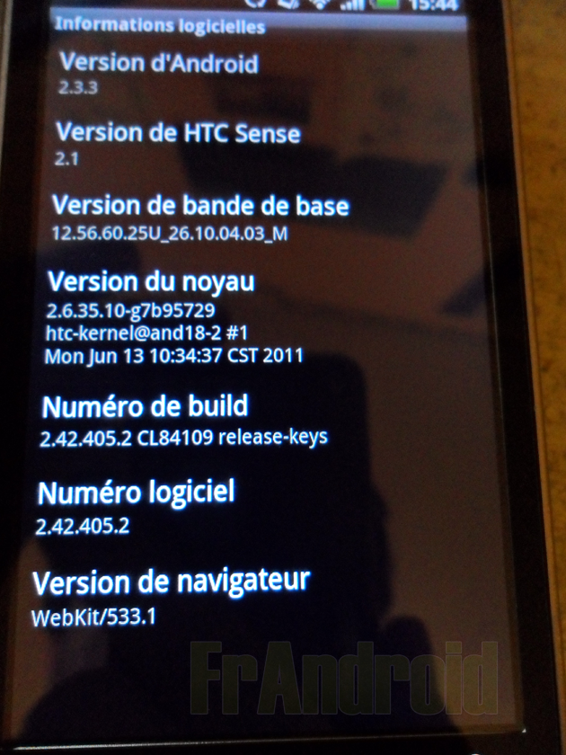 Le HTC Desire Z reçoit actuellement sa mise à jour vers Gingerbread