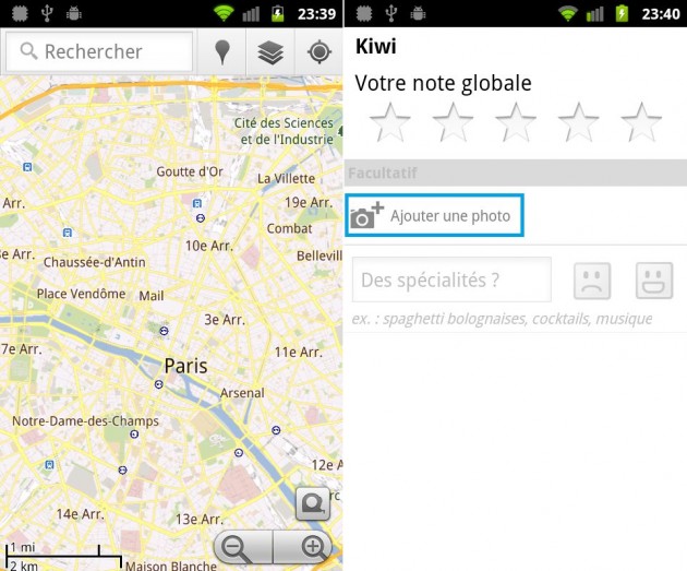 Google Maps passe à la version 5.10.0 sous Android
