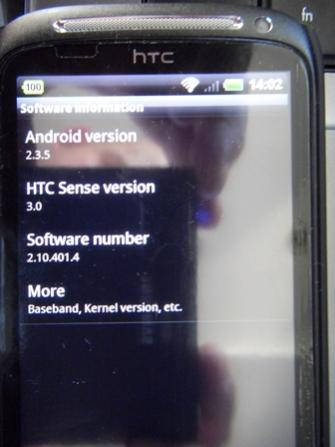 HTC Desire S 2.3.5 Sense 3.0
