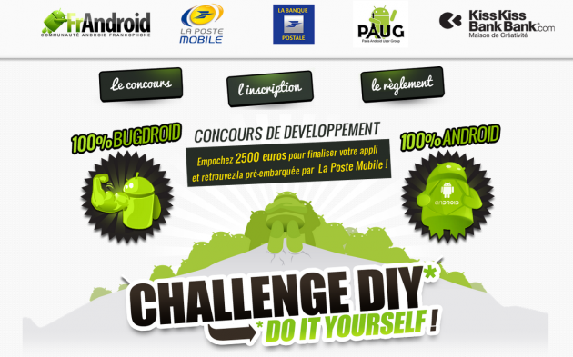 Challenge DIY : Propulsez votre application grâce à Banque Postale, PAUG, Kiss Kiss Bank Bank et FrAndroid !