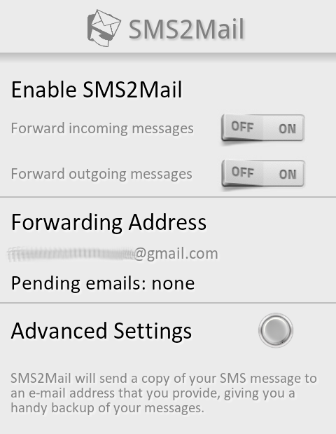 sms2mail android