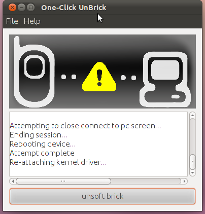 One Click Unbrick, débriquez votre téléphone !