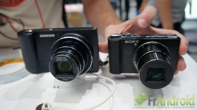 Samsung Galaxy Camera et Sony HX9V