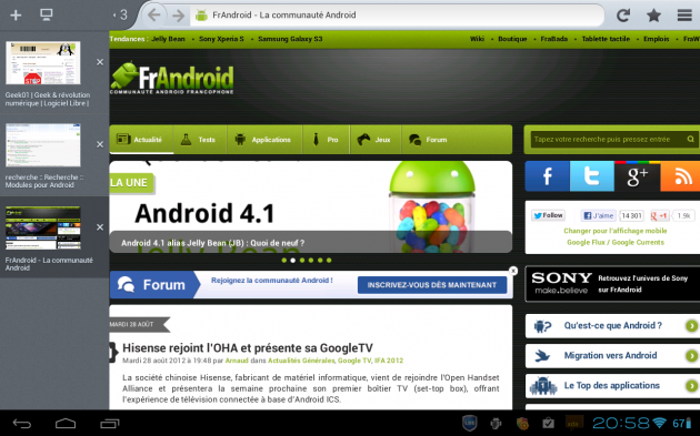 firefox tablette onglets