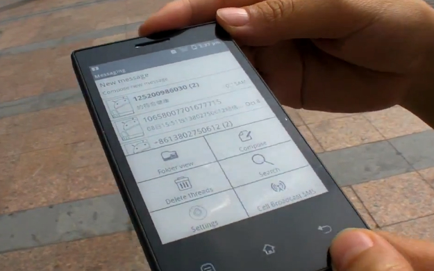 Onyx, un Android équipé d&rsquo;un écran e-paper E Ink