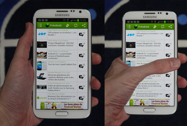Test du Samsung Galaxy Note 2