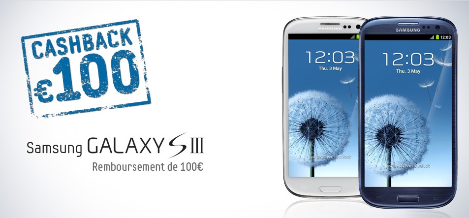 Galaxy s3 100euro