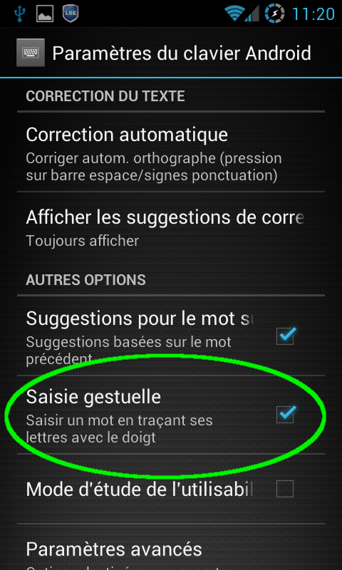 clavier android aosp 4.2 swype-parametre 2