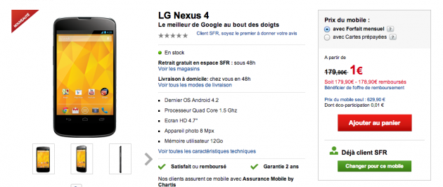 SFR Nexus 4