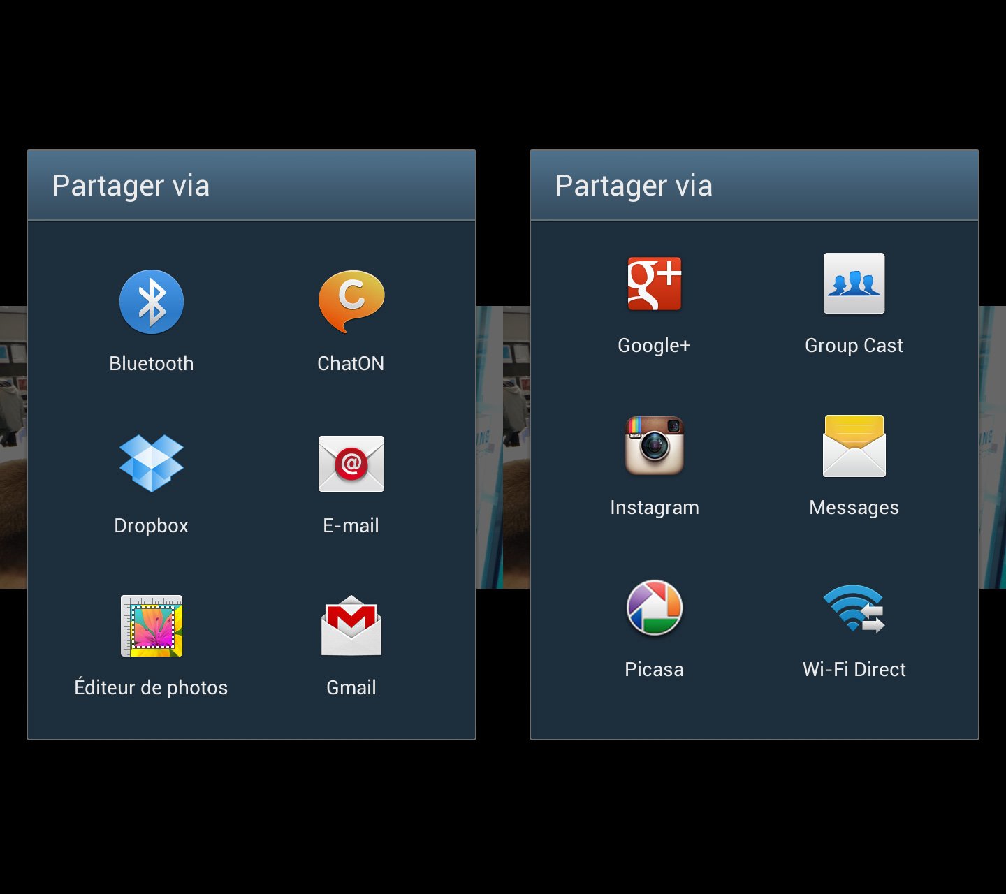 partage ecran android - partage d'écran android