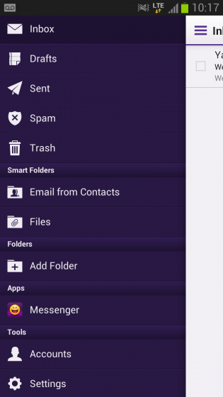 Yahoo met à jour son application Yahoo! Mail