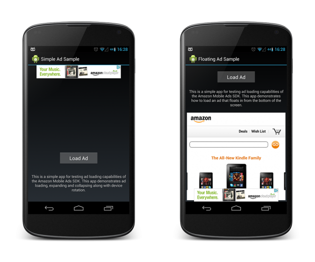Amazon Mobile Ads API