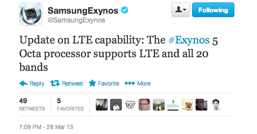android samsung exynos 5 octa lte 4g