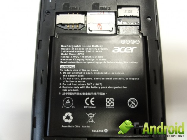 android acer liquid e1 prise en main 13