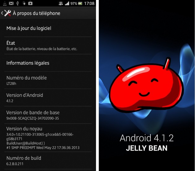 android 4.1.2 jelly bean sony xperia ion
