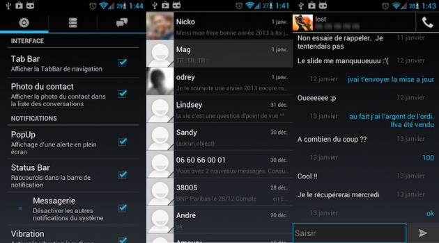 android icmess beta frandroid