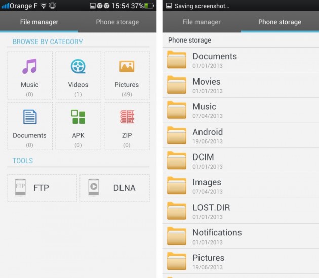 android oppo find 5 logiciel gestionnaire de dossier 1