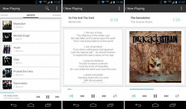 android now playing supprimé du google play