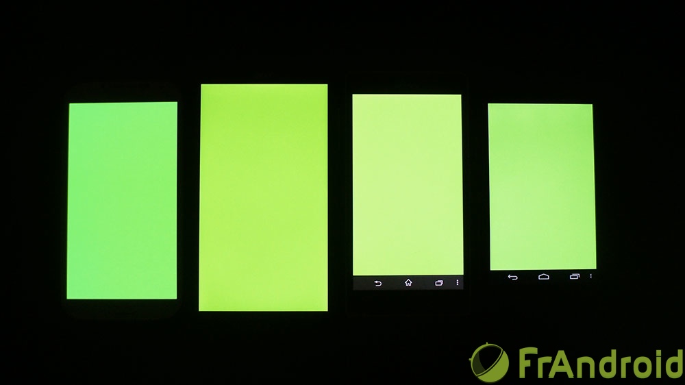android acer liquid s1 qualité écran vert