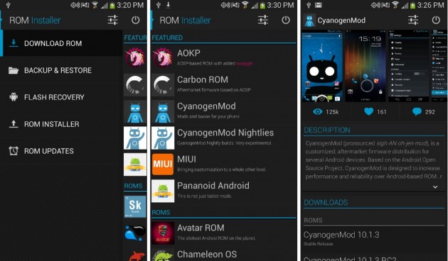 android rom manager 1.0 beta images 0