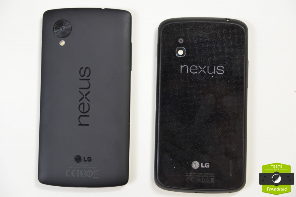 Nexus 5 et Nexus 4