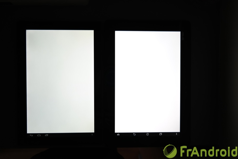 frandroid kobo arc 10 hd qualité écran blanc