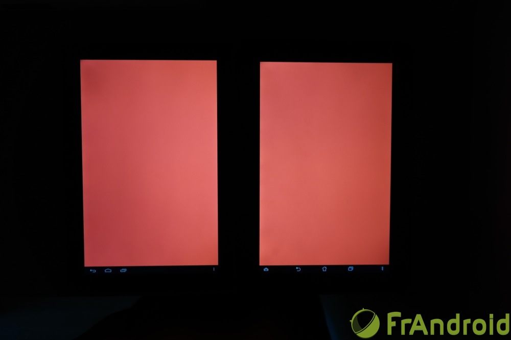 frandroid kobo arc 10 hd qualité écran rouge