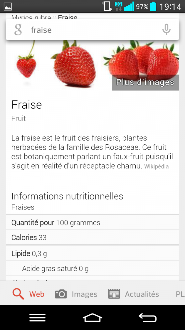Google Nutrition