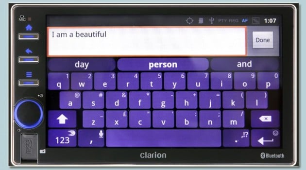 SwiftKey-Clarion-android-smart-car-stereo-keyboard