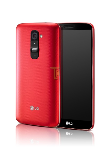 android lg g2 red rouge image 1