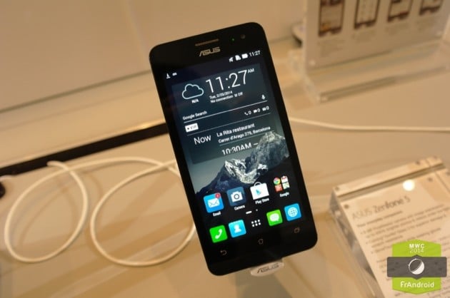 Android ASUS ZenUI ZenPhone Prise En Main FrAndroid MWC 2014 Image 00