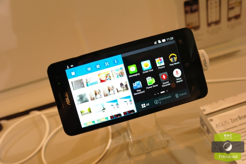 Android ASUS ZenUI ZenPhone Prise En Main FrAndroid MWC 2014 Image 02