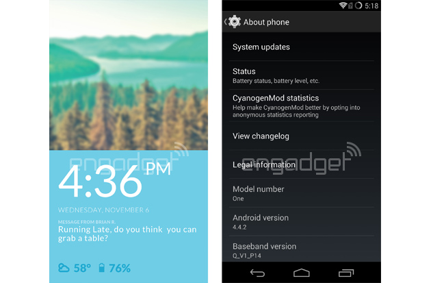 Android-CyanogenMod-11S-OnePlus-One