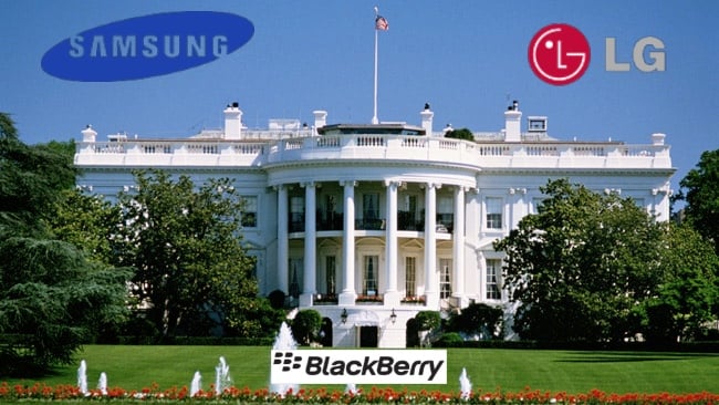 Obama-blackberry-LG-Samsung