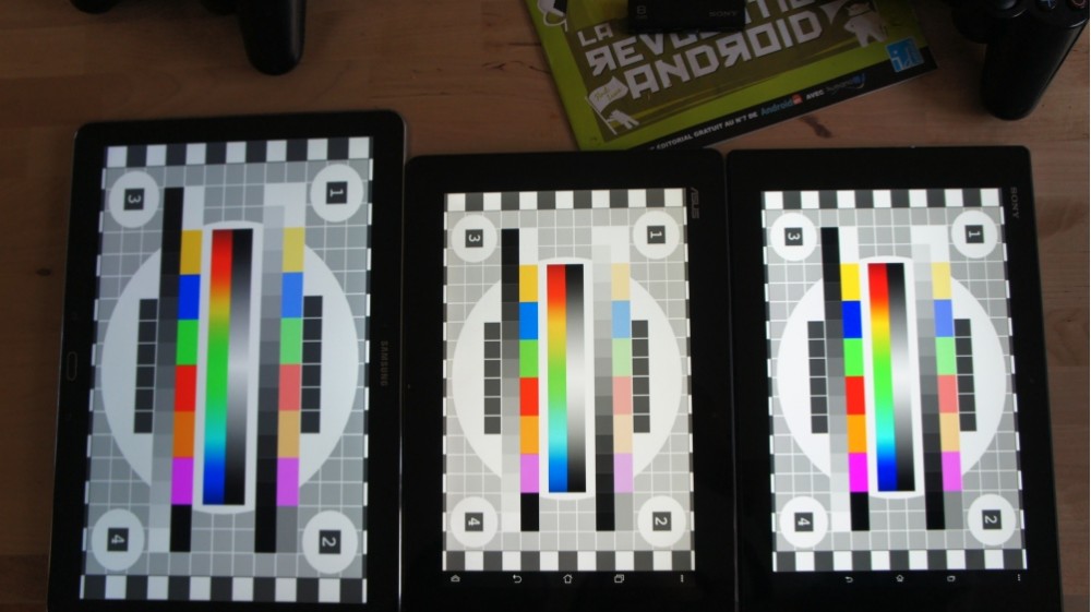 android test frandroid samsung galaxy note pro 12.2 qualité écran dégradé gris image 002