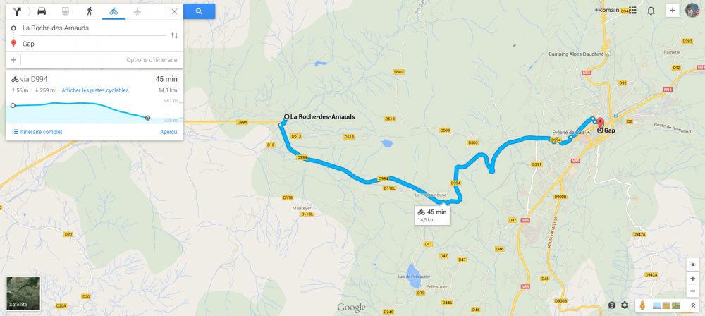 Gap/La-Roche-des-Arnauds en 45 minutes
