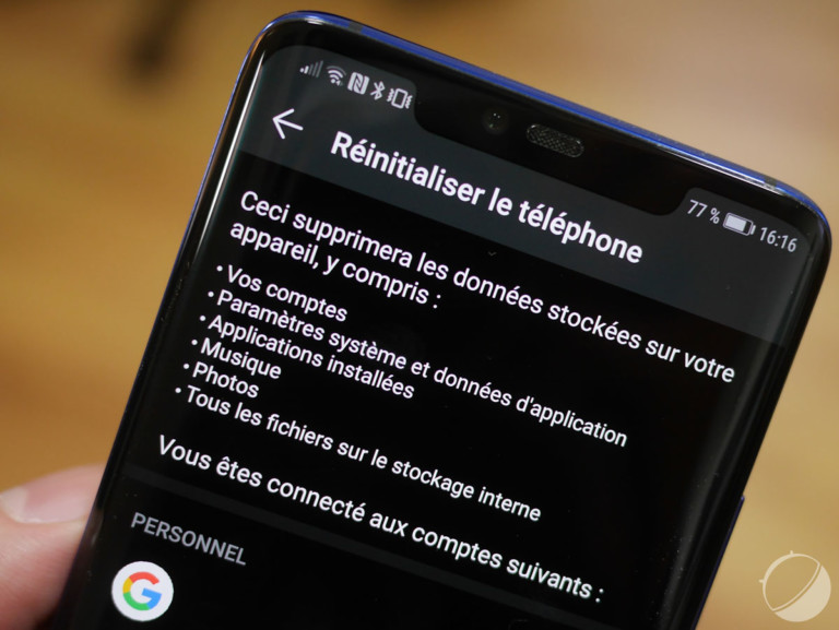 comment réinitialiser un téléphone android manuellement