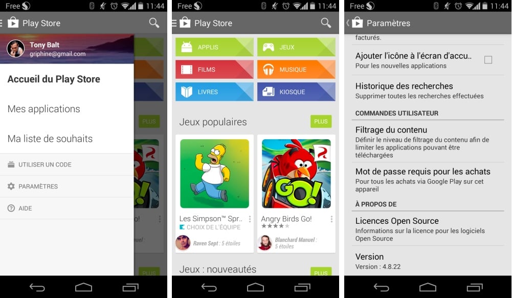 La mise à jour du Google Play Store 4.8.22 améliore l'ergono