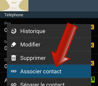 Comment fusionner (associer) deux contacts sur Android ?