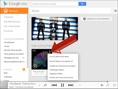 Comment utiliser Google Play Musique depuis un ordinateur (PC, Chromebook ou MAC) ?