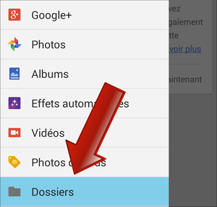 Comment sauvegarder des dossiers dans Google+ ?