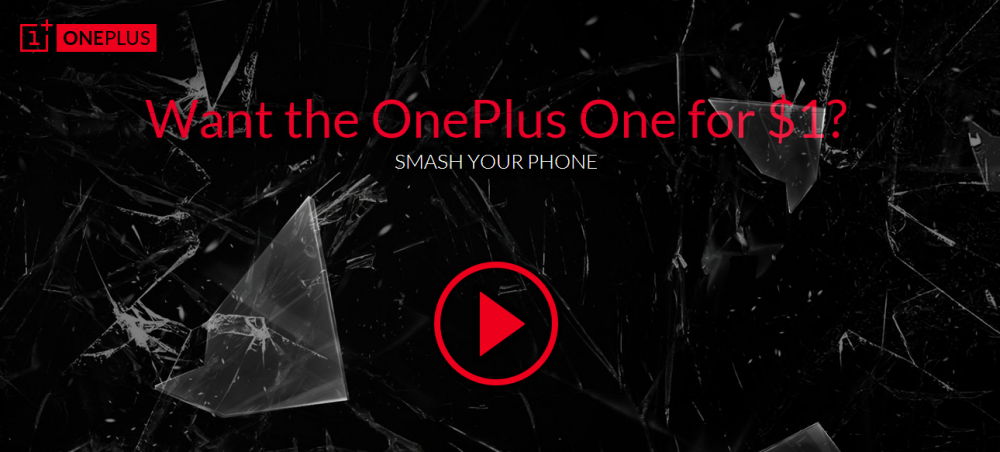 smash your phone oneplus one