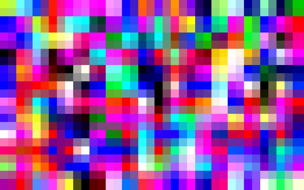 colorful pixels