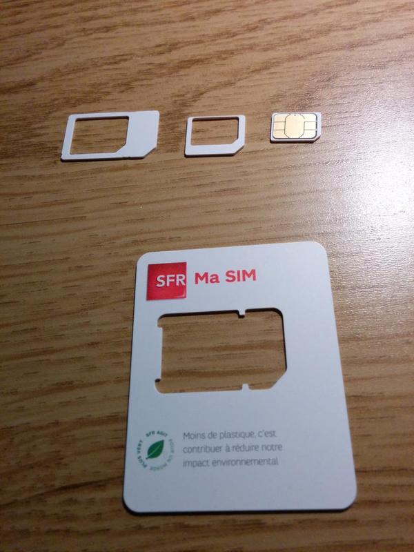Bouygues Telecom, Orange et SFR fournissent désormais des cartes SIM à  triple découpe
