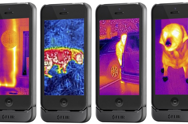 Caméra thermique pour smartphone Pour : iOS et Android : 