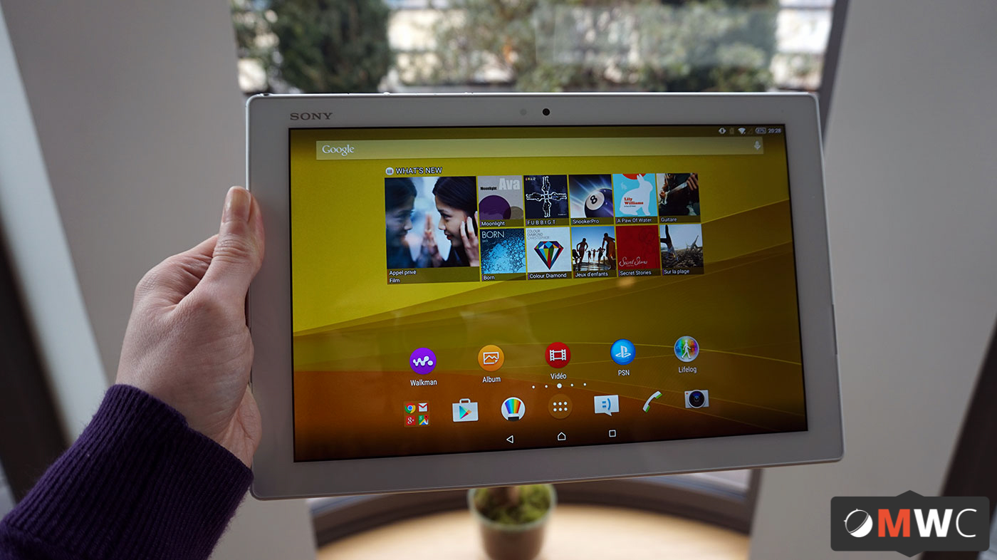 Prise En Main De La Sony Xperia Z4 Tablet Professionnelle Et Nomade
