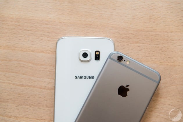 Apple iPhone 6 Samsung Galaxy S6-3