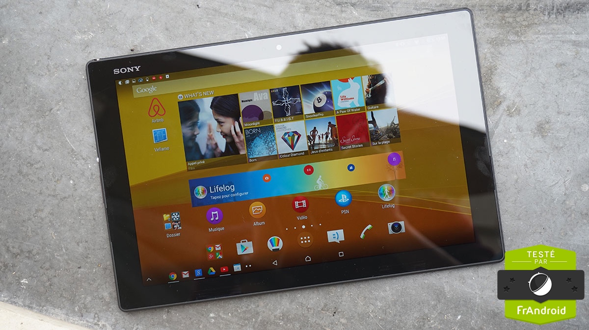 Test de la Sony Xperia Z4 Tablet : un Snapdragon 810 enfin à son