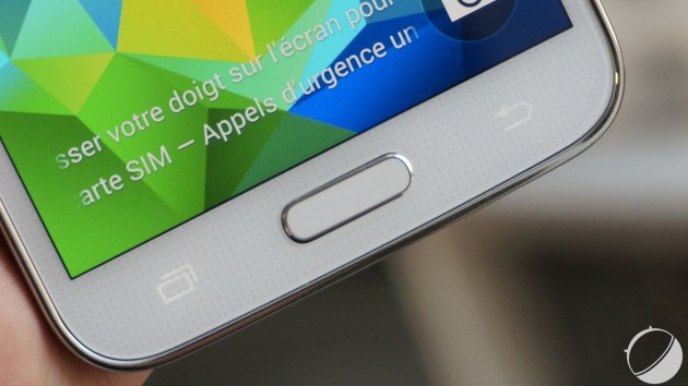 Galaxy S5 empreintes